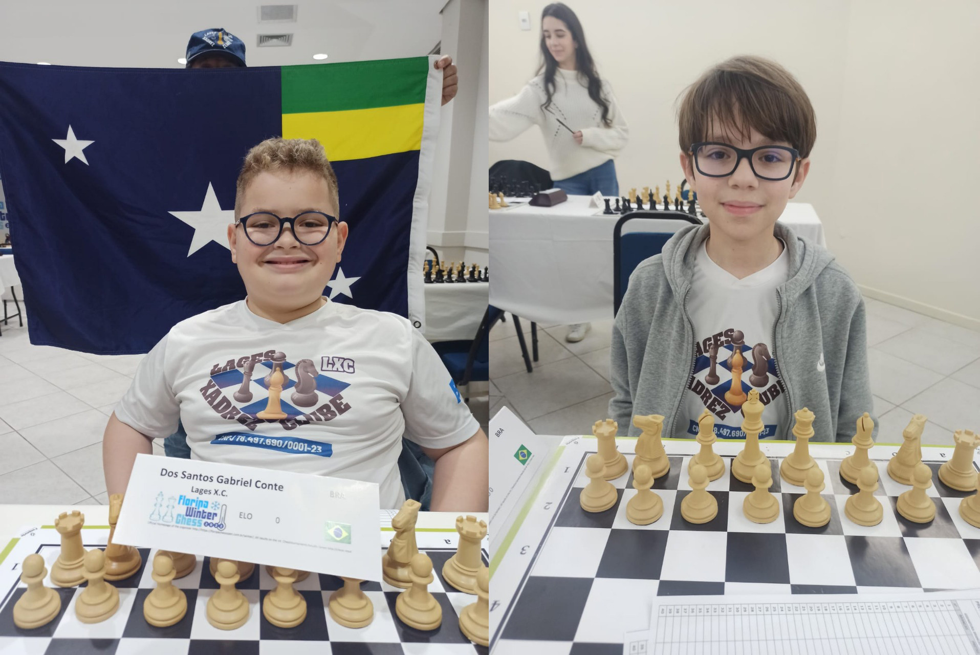 Xadrez lageano conquista quatro prêmios no Floripa Winter Chess