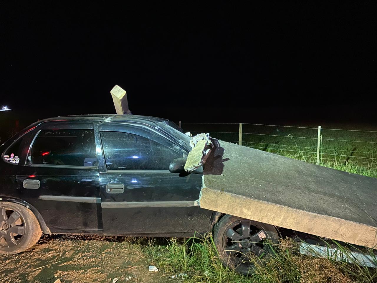 Acidente de trânsito deixa um ferido na SC-390, em Capão Alto