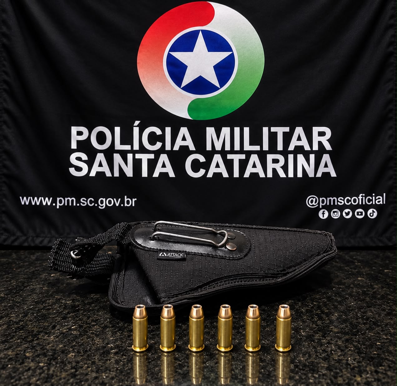 Homem é detido com munições durante desfile de 7 de Setembro em Correia Pinto
